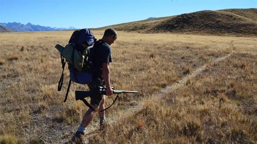 Open Area Hunting - Hunter in Ashburton Lakes area